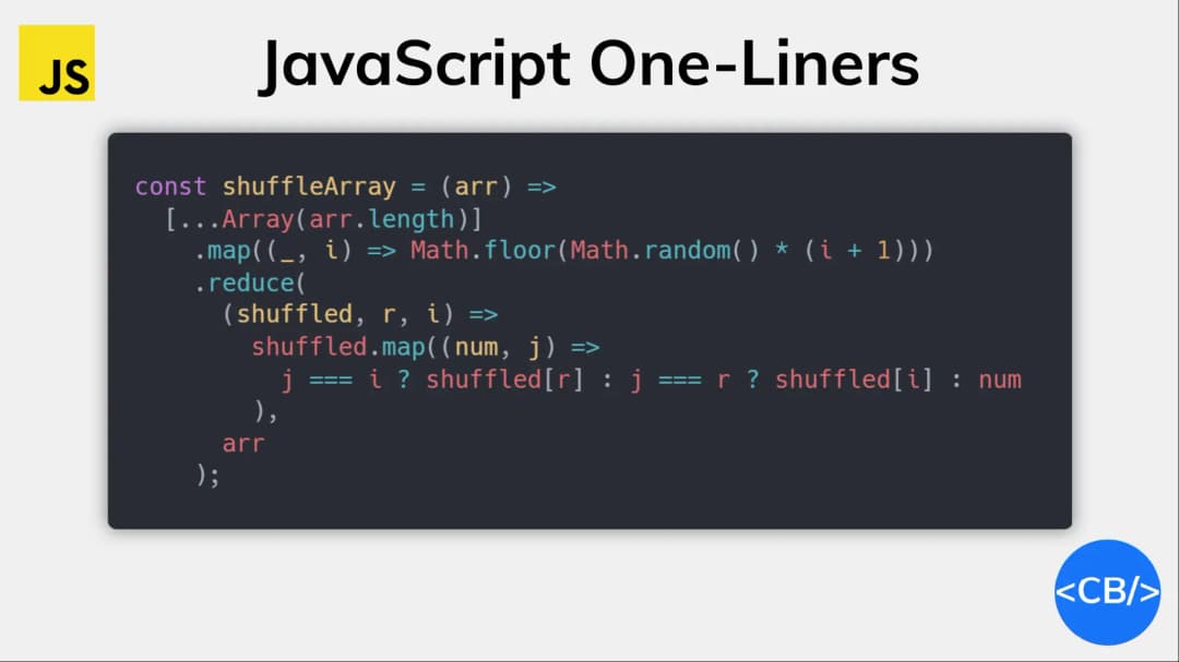 JavaScript One Liners Book Cover