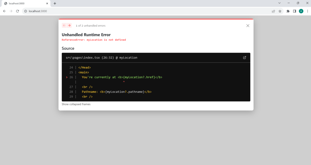 "window is not defined" error in Next.js page